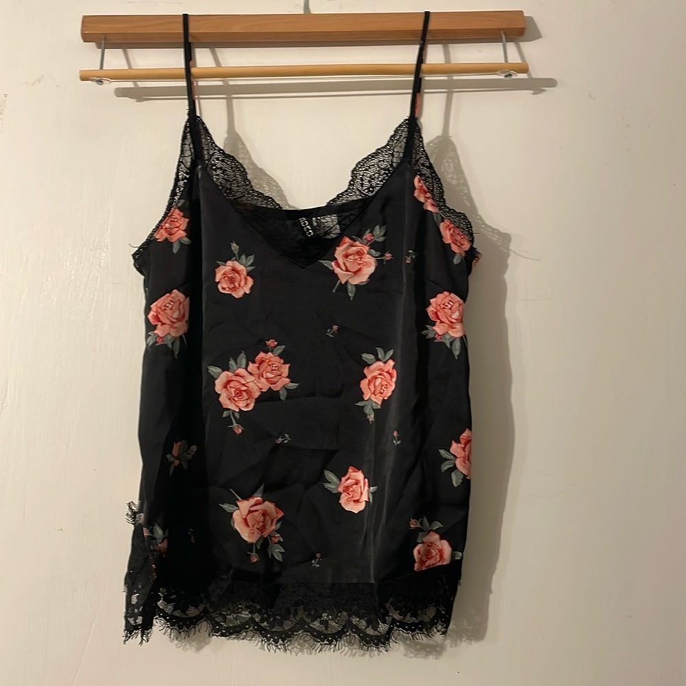 Silk Floral Tank Top